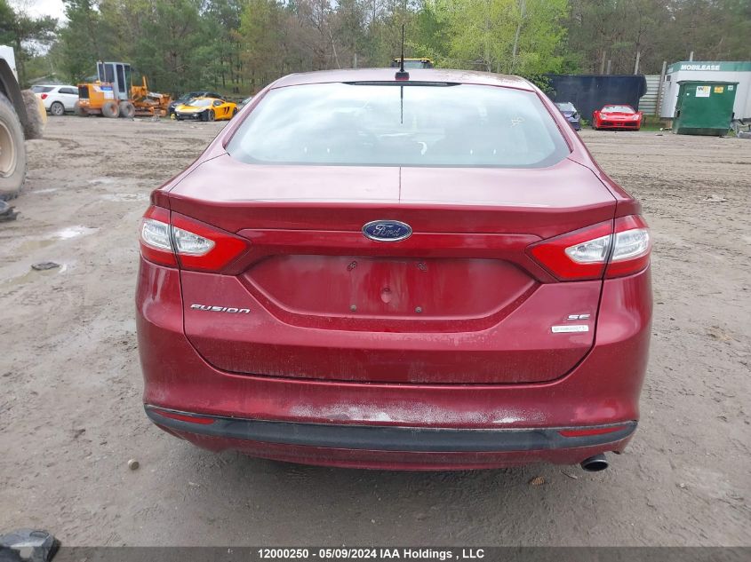 2013 Ford Fusion Se VIN: 3FA6P0HR5DR352981 Lot: 12000250