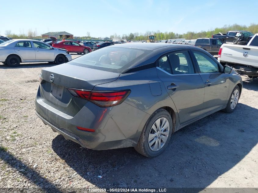 2022 Nissan Sentra VIN: 3N1AB8BV5NY300851 Lot: 12000259