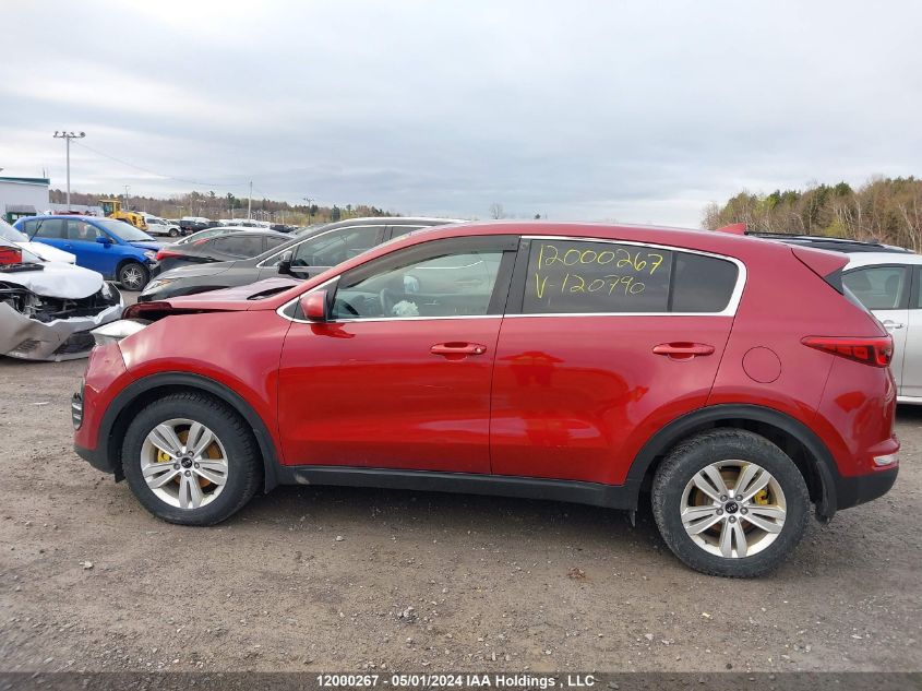 2017 Kia Sportage VIN: KNDPM3AC6H7120790 Lot: 12000267