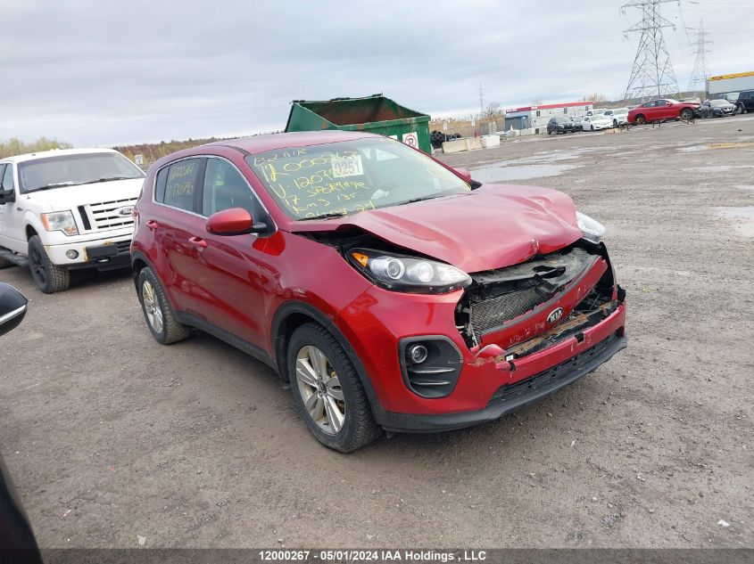 2017 Kia Sportage VIN: KNDPM3AC6H7120790 Lot: 12000267