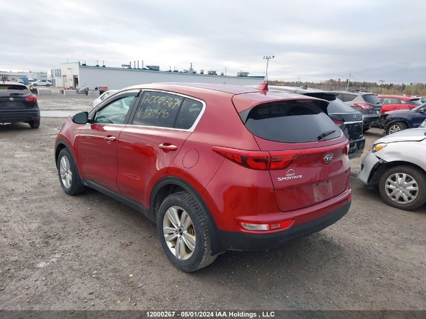 2017 Kia Sportage VIN: KNDPM3AC6H7120790 Lot: 12000267