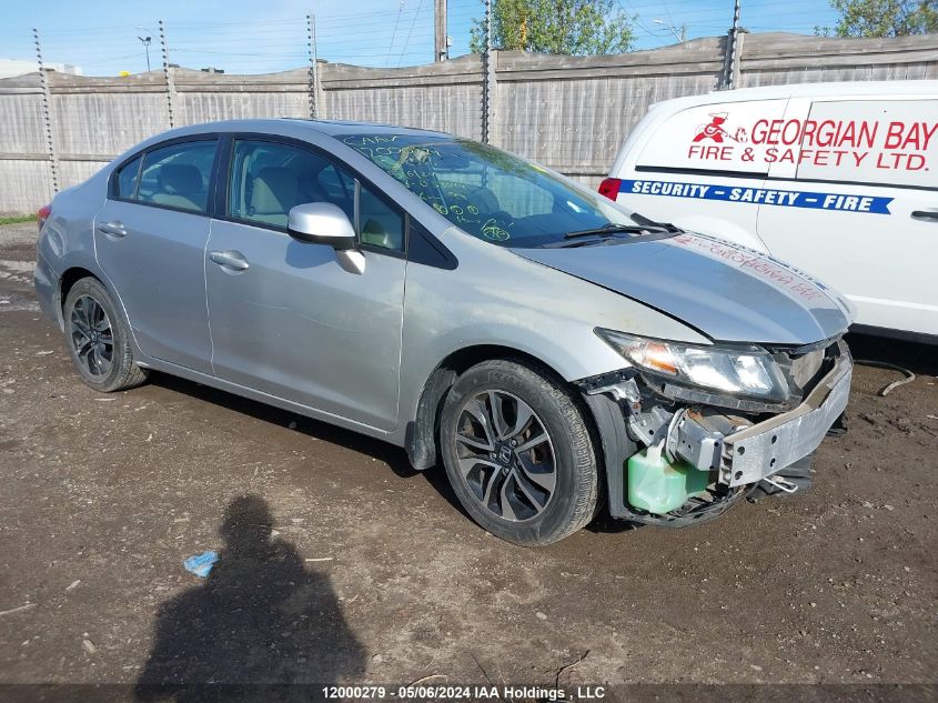 2013 Honda Civic Sdn VIN: 2HGFB2F50DH033649 Lot: 12000279