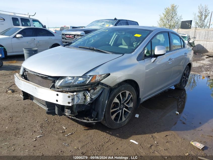 2013 Honda Civic Sdn VIN: 2HGFB2F50DH033649 Lot: 12000279