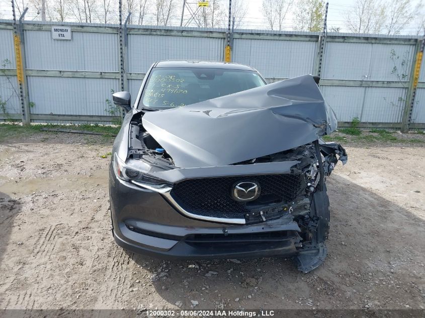 2021 Mazda Cx-5 VIN: JM3KFBDM6M0494670 Lot: 12000302