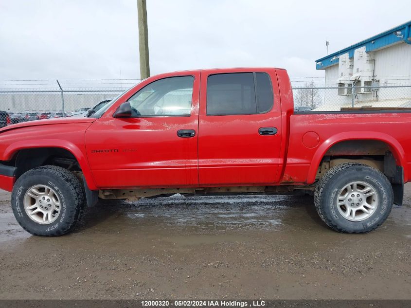 2002 Dodge Dakota VIN: 1B7HG38N62S657649 Lot: 12000320