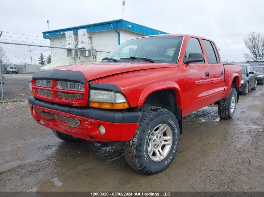 2002 Dodge Dakota VIN: 1B7HG38N62S657649 Lot: 12000320