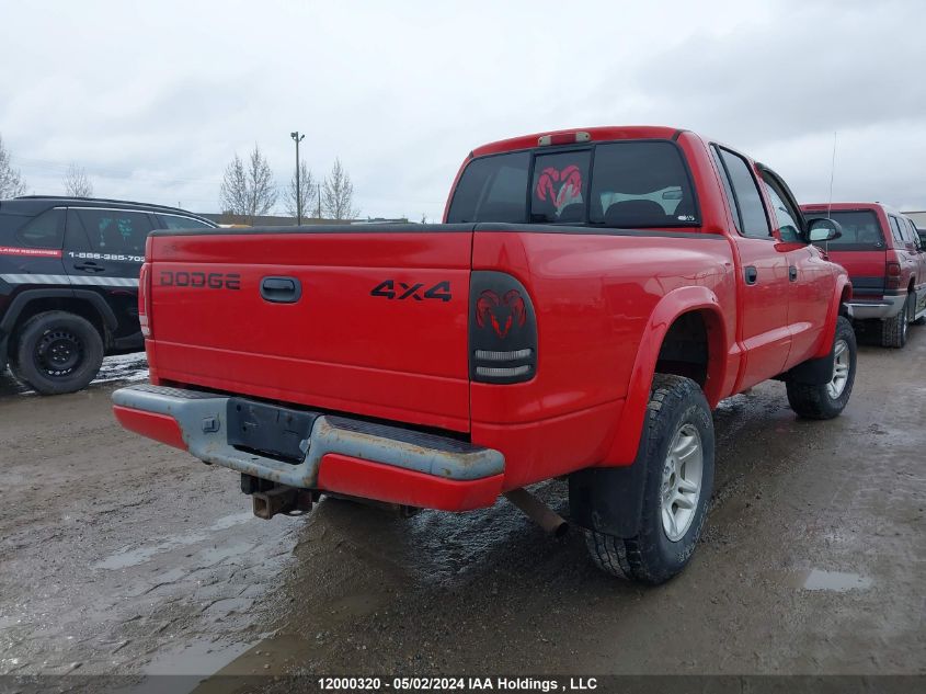 2002 Dodge Dakota VIN: 1B7HG38N62S657649 Lot: 12000320