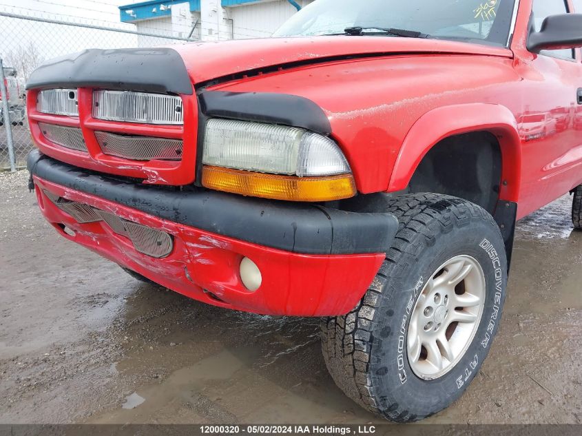 2002 Dodge Dakota VIN: 1B7HG38N62S657649 Lot: 12000320