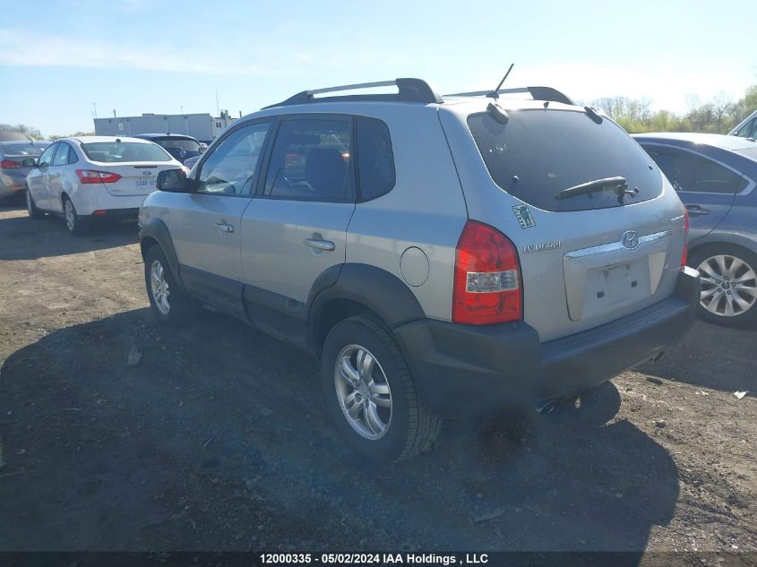 2008 Hyundai Tucson VIN: KM8JM12D08U730473 Lot: 12000335