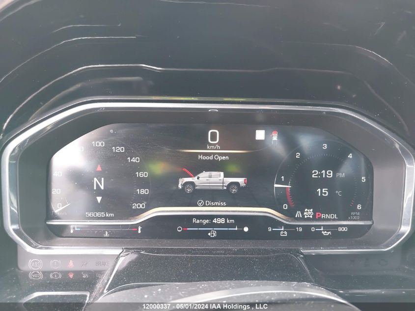 2022 GMC Sierra K1500 Elevation VIN: 3GTPUCEK1NG507622 Lot: 12000337