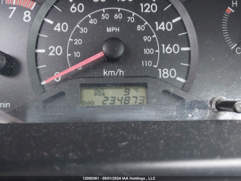 2005 Toyota Corolla VIN: 2T1BR32EX5C881554 Lot: 12000361