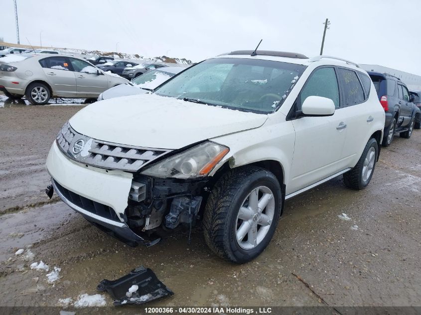 2007 Nissan Murano Se VIN: JN8AZ08W87W619587 Lot: 12000366