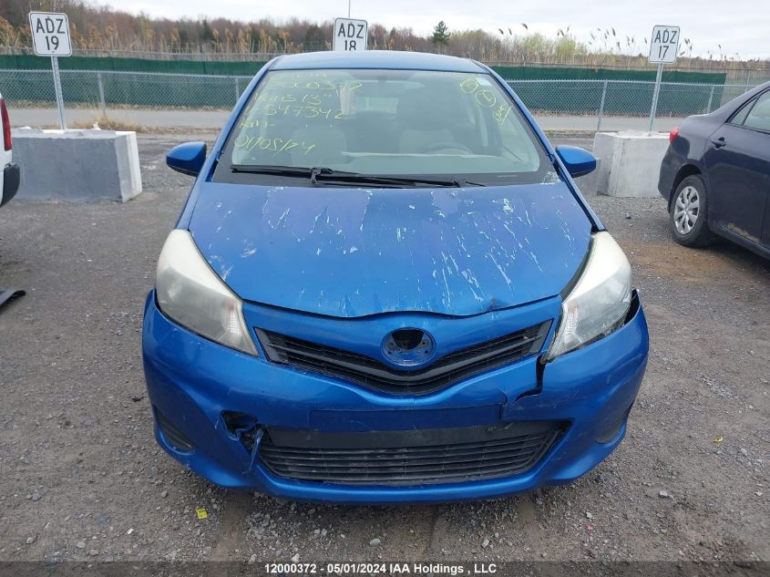 2013 Toyota Yaris Le VIN: JTDKTUD37DD547342 Lot: 12000372
