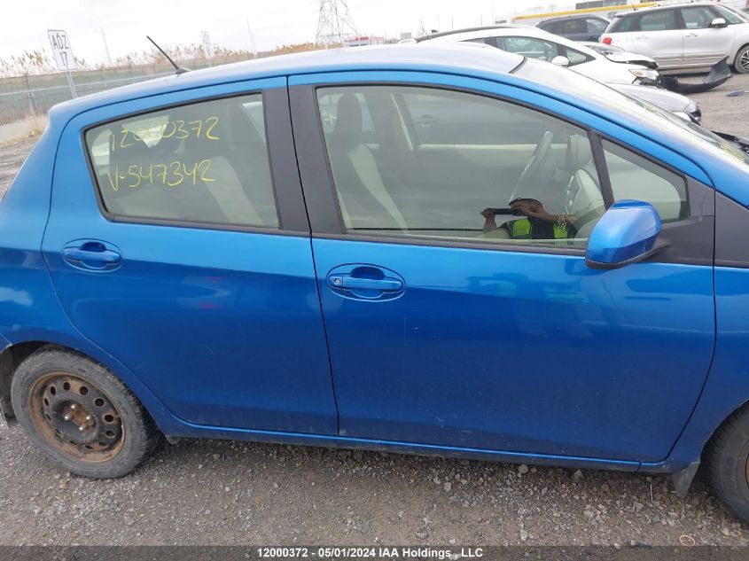 2013 Toyota Yaris Le VIN: JTDKTUD37DD547342 Lot: 12000372
