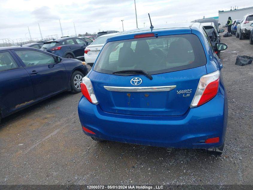 2013 Toyota Yaris Le VIN: JTDKTUD37DD547342 Lot: 12000372