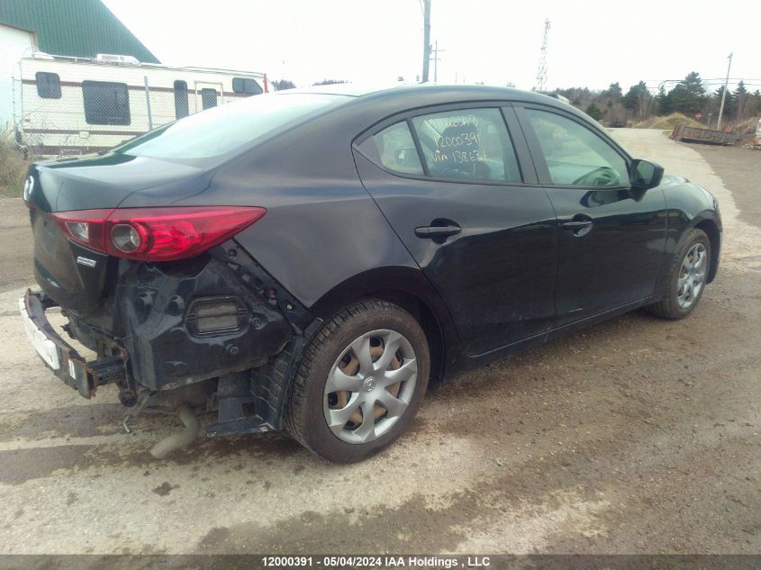 2015 Mazda Mazda3 VIN: 3MZBM1U79FM138634 Lot: 12000391