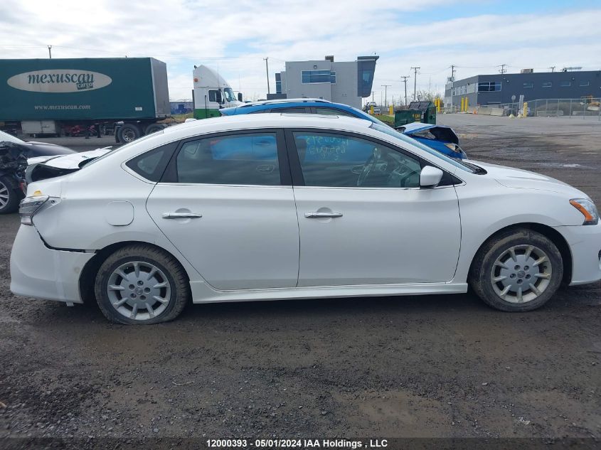 2015 Nissan Sentra S/Sv/Sr/Sl VIN: 3N1AB7APXFL655042 Lot: 12000393