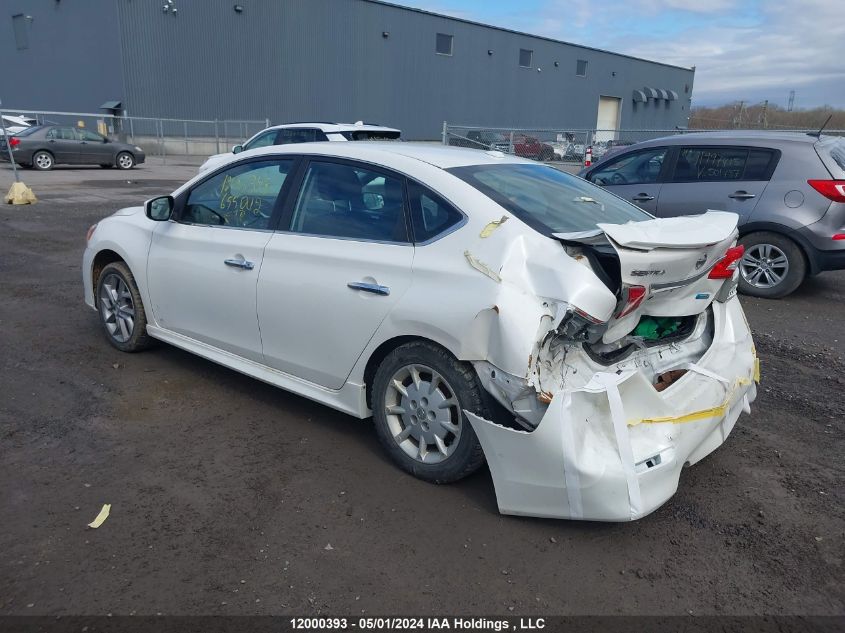 2015 Nissan Sentra S/Sv/Sr/Sl VIN: 3N1AB7APXFL655042 Lot: 12000393