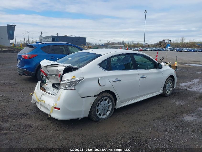 2015 Nissan Sentra S/Sv/Sr/Sl VIN: 3N1AB7APXFL655042 Lot: 12000393