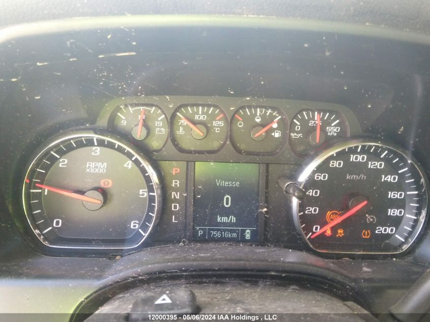 2017 GMC Sierra K1500 VIN: 1GTV2LEC6HZ376097 Lot: 12000395