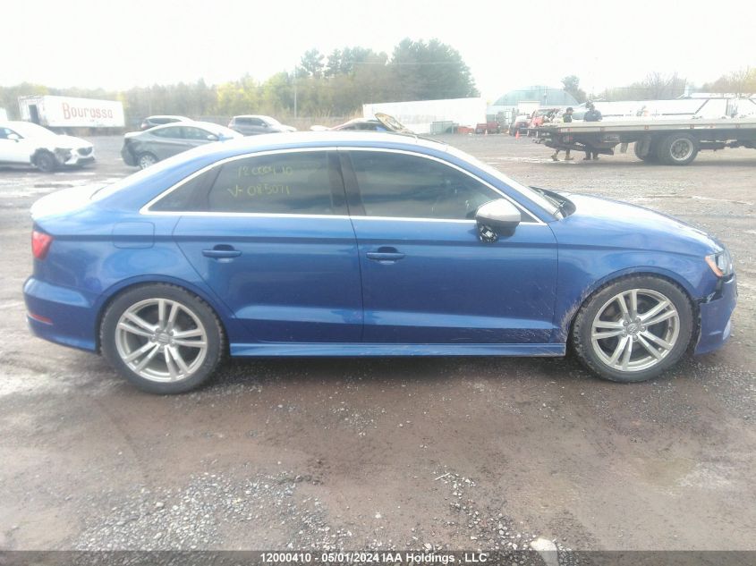 2015 Audi S3/A3 VIN: WAUFFRFF5F1085071 Lot: 12000410