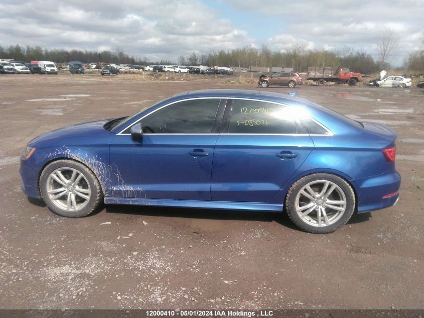 2015 Audi S3/A3 VIN: WAUFFRFF5F1085071 Lot: 12000410