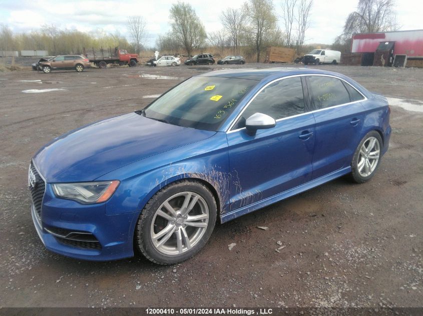 2015 Audi S3/A3 VIN: WAUFFRFF5F1085071 Lot: 12000410