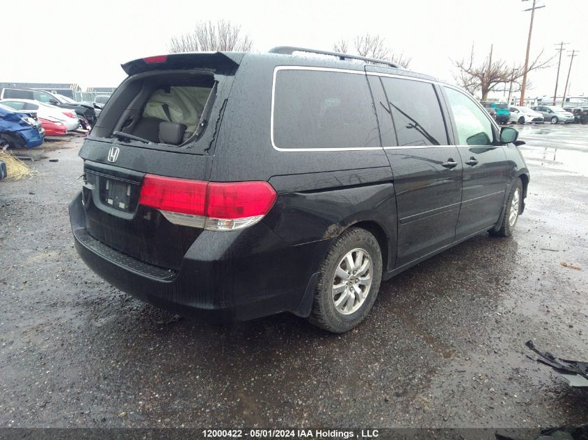 2008 Honda Odyssey Exl VIN: 5FNRL38798B502357 Lot: 12000422