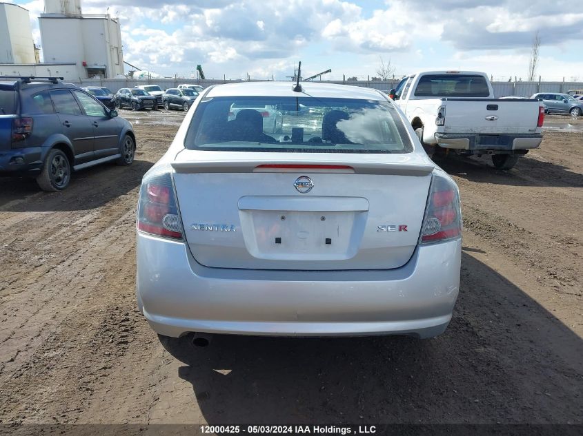 2008 Nissan Sentra Se-R VIN: 3N1BB61EX8L676201 Lot: 12000425