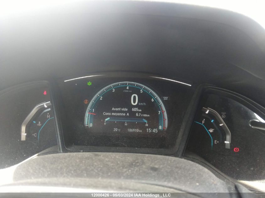 2018 Honda Civic VIN: 2HGFC2E59JH000952 Lot: 12000426