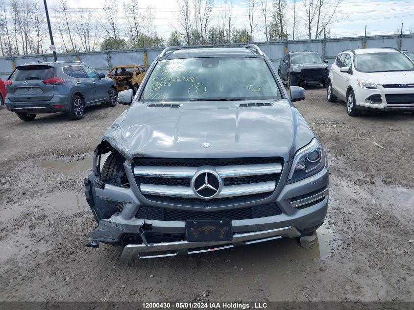 2015 Mercedes-Benz Gl-Class Gl 350 Bluetec VIN: 4JGDF2EE7FA453076 Lot: 12000430