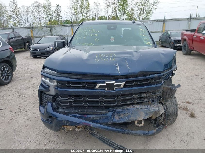 2022 Chevrolet Silverado 1500 VIN: 1GCUDEED6NZ554676 Lot: 12000437