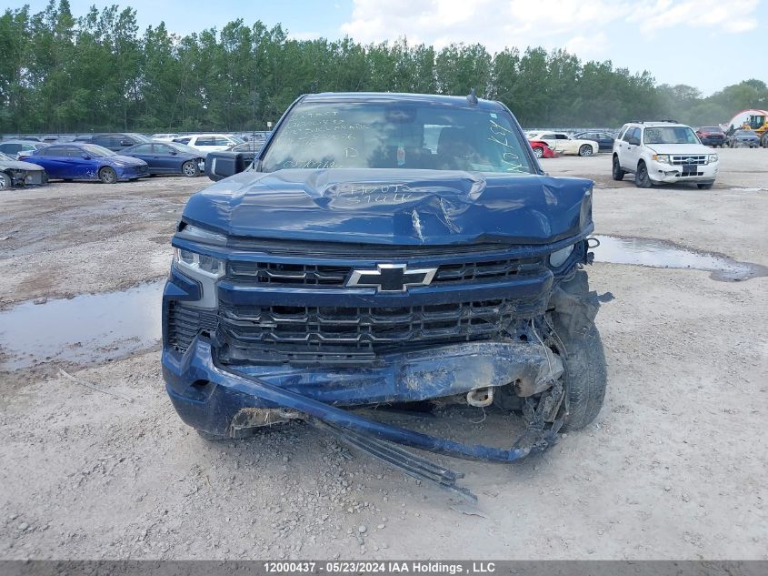 2022 Chevrolet Silverado 1500 VIN: 1GCUDEED6NZ554676 Lot: 12000437