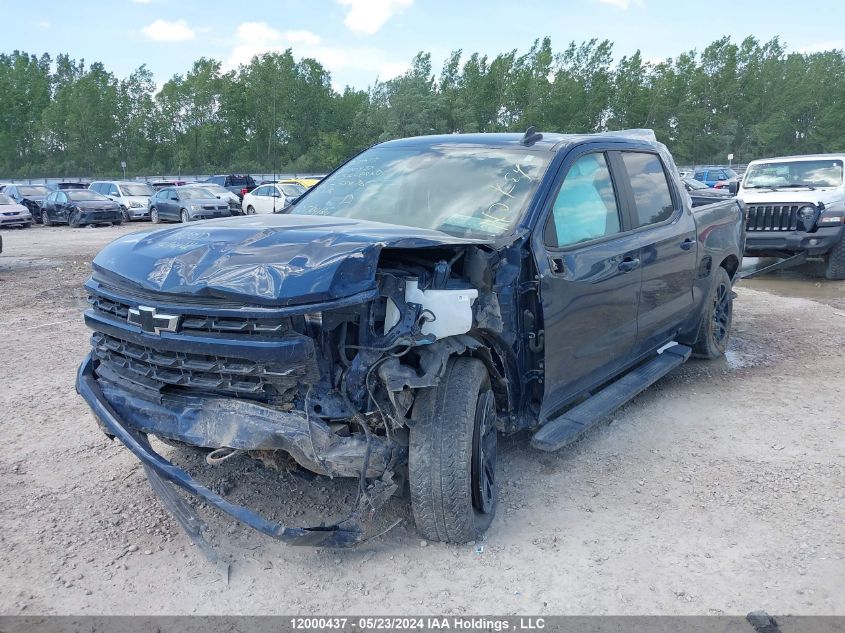 2022 Chevrolet Silverado 1500 VIN: 1GCUDEED6NZ554676 Lot: 12000437