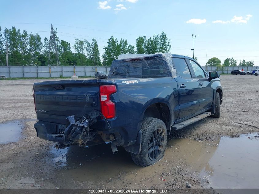 2022 Chevrolet Silverado 1500 VIN: 1GCUDEED6NZ554676 Lot: 12000437