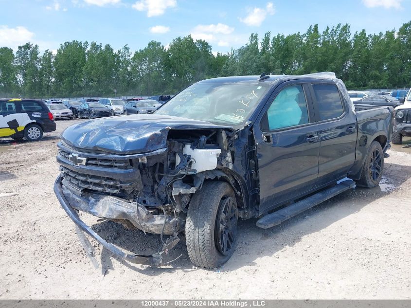 2022 Chevrolet Silverado 1500 VIN: 1GCUDEED6NZ554676 Lot: 12000437