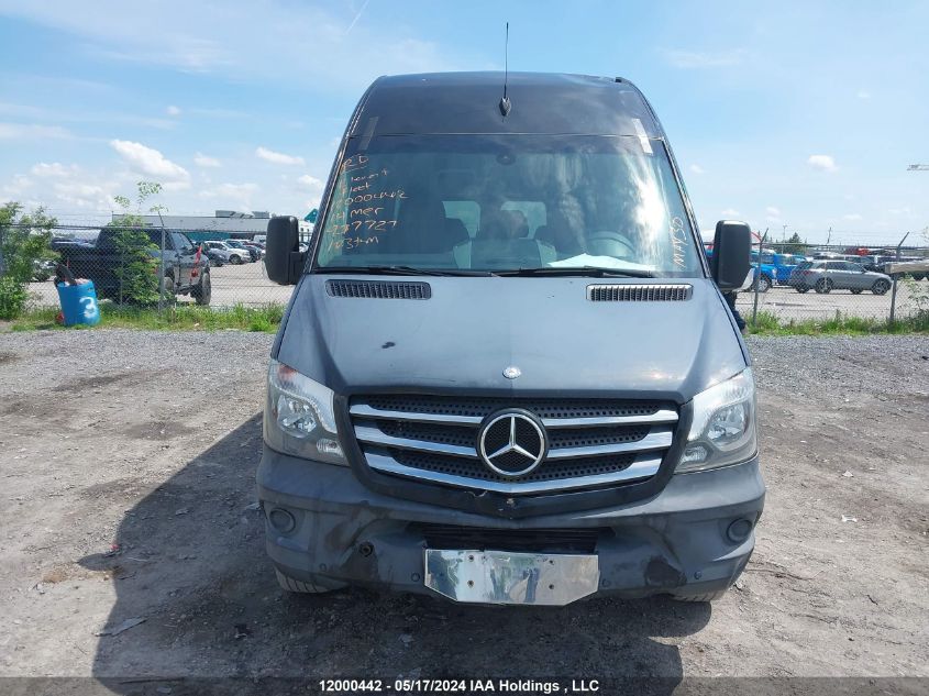 2014 Mercedes-Benz Sprinter Passenger Vans VIN: WDZBE8CC7E5937727 Lot: 12000442