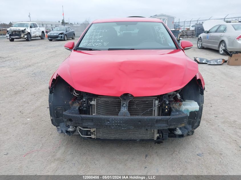 2016 Volkswagen Golf VIN: 3VW117AU8GM013384 Lot: 12000455