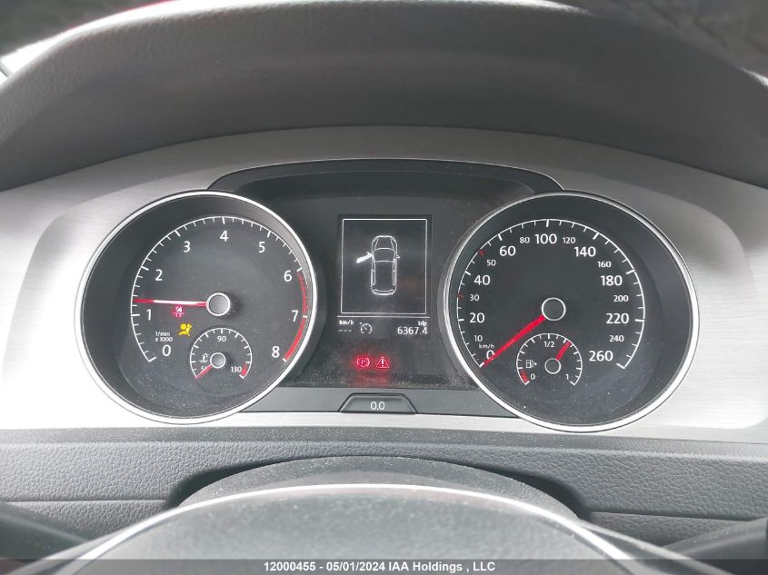 2016 Volkswagen Golf VIN: 3VW117AU8GM013384 Lot: 12000455