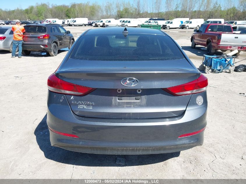 2017 Hyundai Elantra Gls VIN: KMHD84LFXHU191668 Lot: 12000473