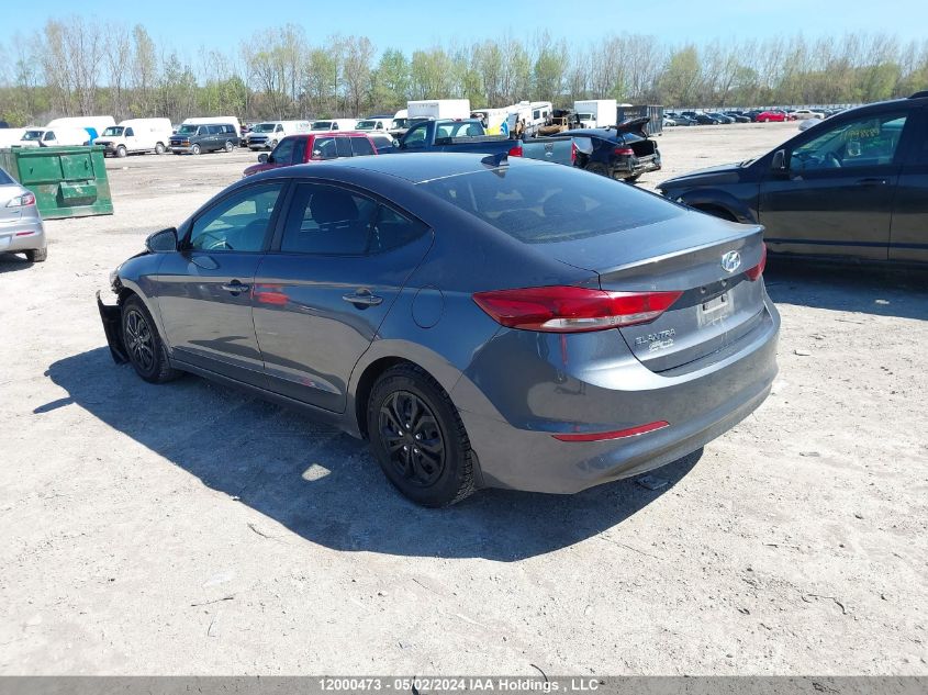 2017 Hyundai Elantra Gls VIN: KMHD84LFXHU191668 Lot: 12000473