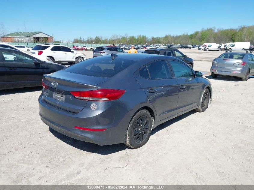 2017 Hyundai Elantra Gls VIN: KMHD84LFXHU191668 Lot: 12000473