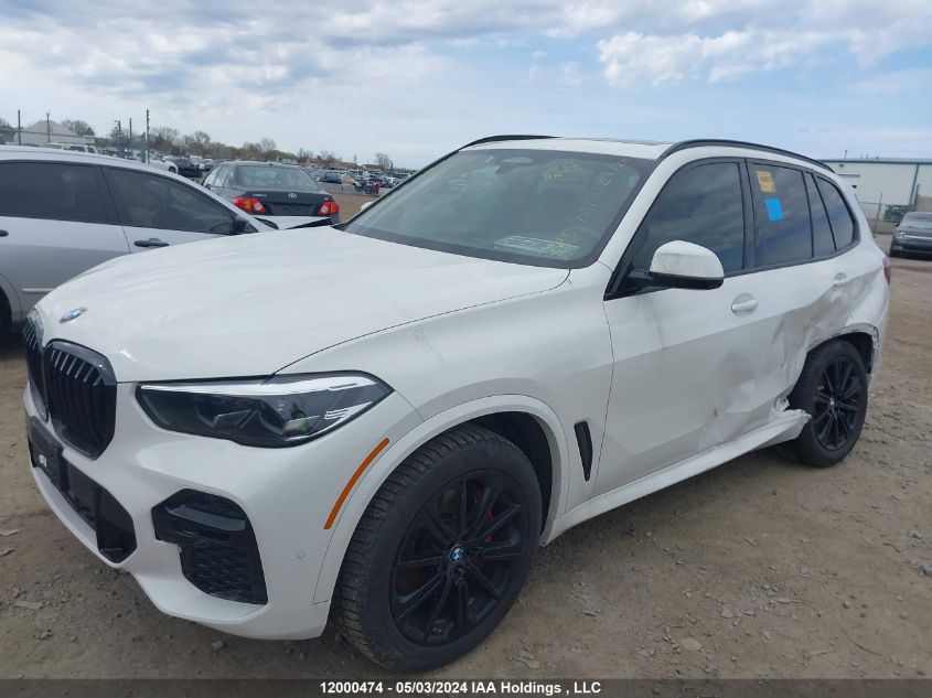 2022 BMW X5 VIN: 5UXCR6C08N9M94286 Lot: 12000474