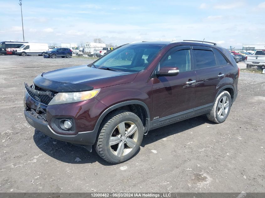 2012 Kia Sorento VIN: 5XYKUCA63CG236402 Lot: 12000482