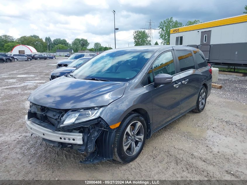 2018 Honda Odyssey VIN: 5FNRL6H47JB507473 Lot: 12000488