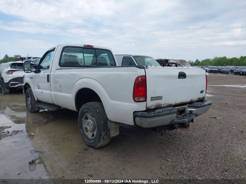 2005 Ford Super Duty F-250 VIN: 1FTNF21555EA93778 Lot: 12000490