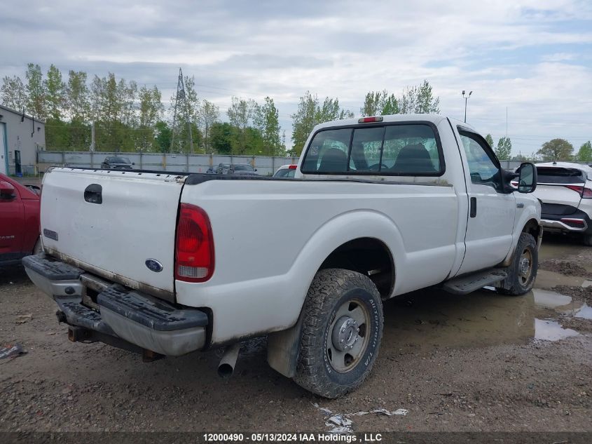 2005 Ford Super Duty F-250 VIN: 1FTNF21555EA93778 Lot: 12000490