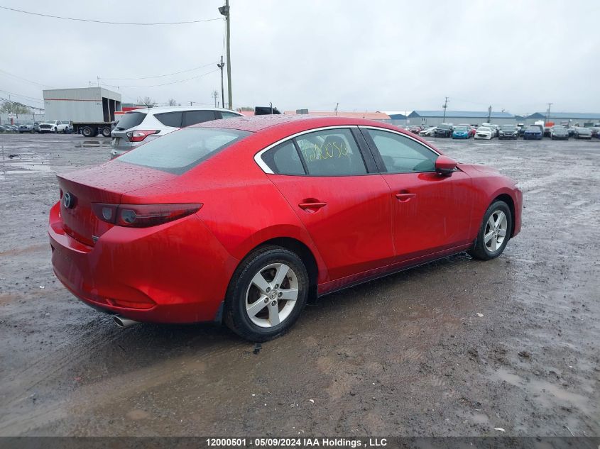 2021 Mazda Mazda3 VIN: JM1BPAB77M1333574 Lot: 12000501