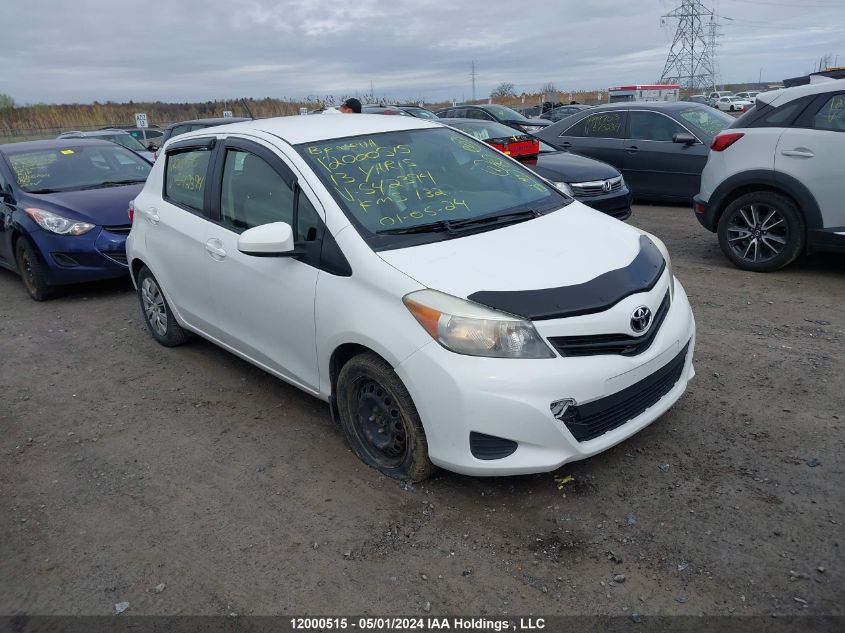 2013 Toyota Yaris Le VIN: JTDKTUD31DD542394 Lot: 12000515