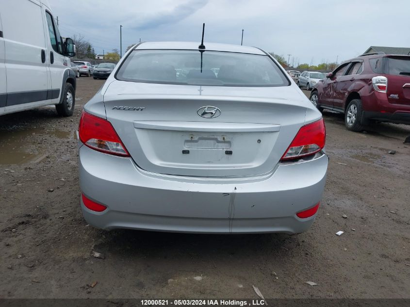 2015 Hyundai Accent Gls VIN: KMHCT4AE6FU827729 Lot: 12000521